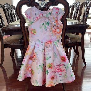 Floral pink dress, from Von Maur, size 10
